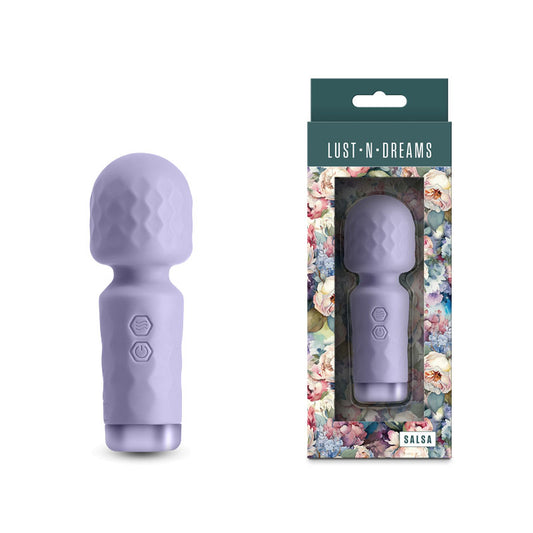 Lust-n-Dreams - Salsa - Lavender - Lavender 11.5 cm USB Rechargeable Mini Massage Wand Purple - Club X