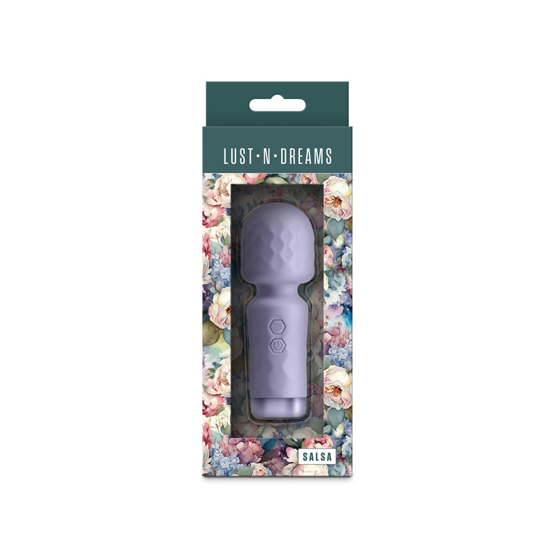 Lust-n-Dreams - Salsa - Lavender - Lavender 11.5 cm USB Rechargeable Mini Massage Wand NS Novelties