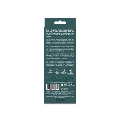 Lust-n-Dreams - Bossa - Fog - White 12.5 cm USB Rechargeable Vibrating Butt Plug NS Novelties