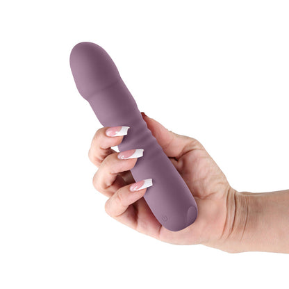 Lust-n-Dreams - Poise - Mauve - Purple 17.3 cm USB Rechargeable Thrusting Vibrator NS Novelties