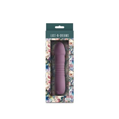 Lust-n-Dreams - Poise - Mauve - Purple 17.3 cm USB Rechargeable Thrusting Vibrator NS Novelties