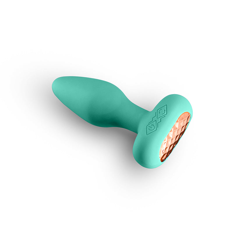 Techno - Prism - Teal 10.9 cm USB Rechargeable Butt Plug with App Control NS Novelties