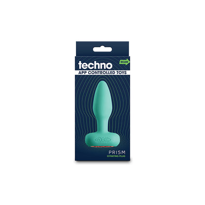 Techno - Prism - Teal 10.9 cm USB Rechargeable Butt Plug with App Control NS Novelties