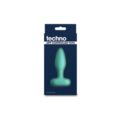 Techno - Prism - Teal 10.9 cm USB Rechargeable Butt Plug with App Control NS Novelties
