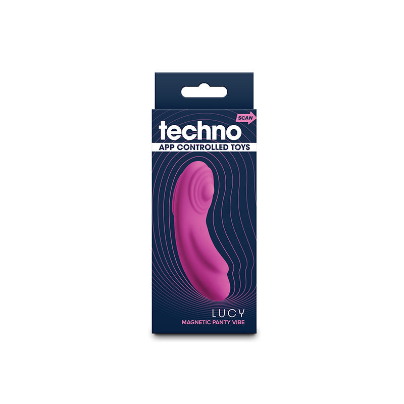 Techno - Lucy - Magenta - Magenta USB Rechargeable Panty Vibrator with App Control NS Novelties
