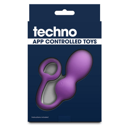 Techno - Bop - Purple USB Rechargeable Vibrating Kegel Exerciser with App Contol NS Novelties