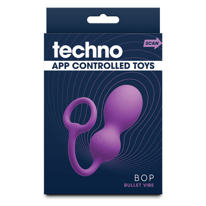 Techno - Bop - Purple USB Rechargeable Vibrating Kegel Exerciser with App Contol NS Novelties