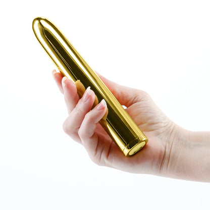 Chroma - Gold - Gold 17 cm USB Rechargeable Vibrator NS Novelties