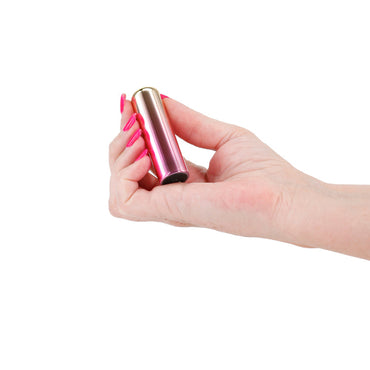Chroma Sunrise - Small - Metallic Pink/Gold 6.8 cm USB Rechargeable Bullet NS Novelties