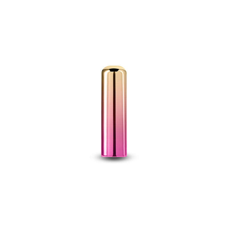 Chroma Sunrise - Small - Metallic Pink/Gold 6.8 cm USB Rechargeable Bullet NS Novelties