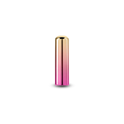 Chroma Sunrise - Small - Metallic Pink/Gold 6.8 cm USB Rechargeable Bullet NS Novelties
