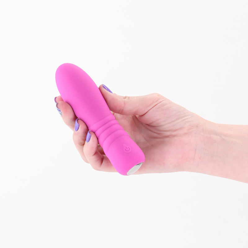 Pretty in Pink Blush - Pink - Pink 13 cm USB Rechargeable Vibrator NS Novelties