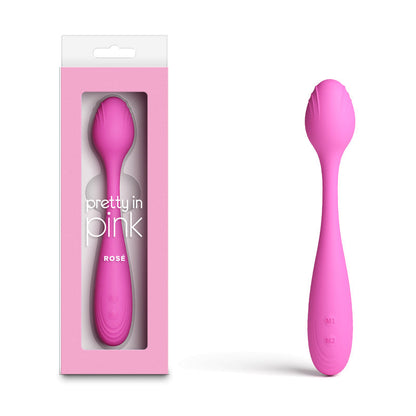 Pretty in Pink Rose - Pink - Pink 19.4 cm USB Rechargeable Vibrator NS Novelties