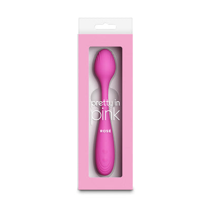 Pretty in Pink Rose - Pink - Pink 19.4 cm USB Rechargeable Vibrator NS Novelties