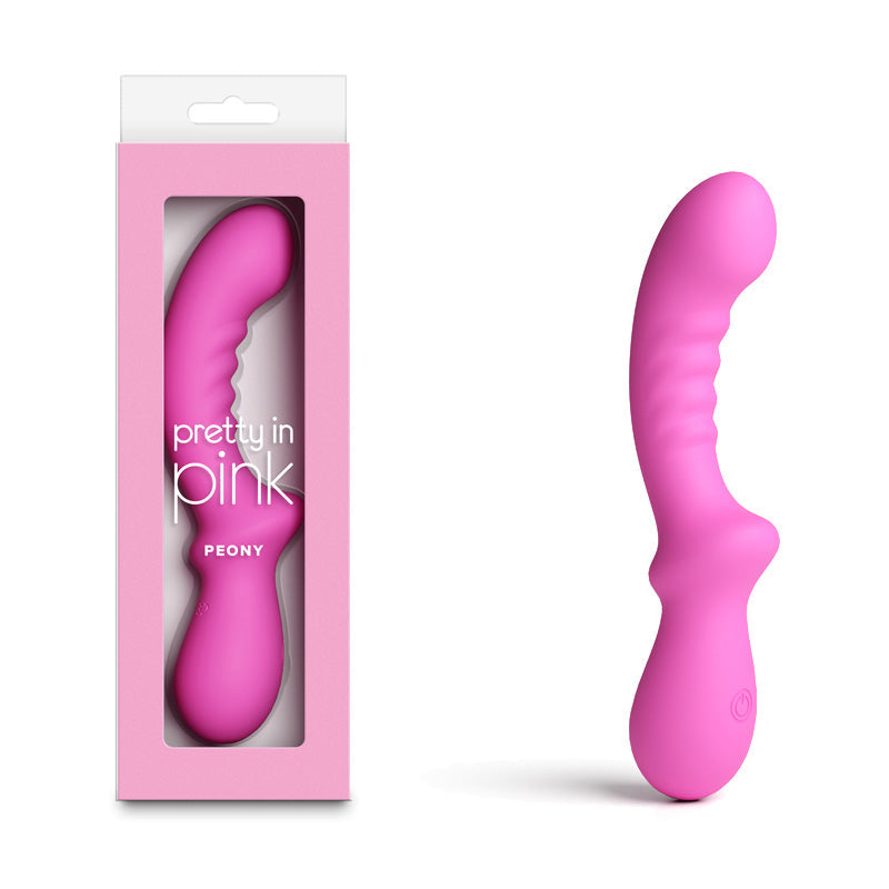 Pretty in Pink Peony - Pink - Pink 19.8 cm USB Rechargeable Vibrator NS Novelties