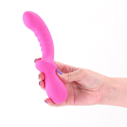 Pretty in Pink Peony - Pink - Pink 19.8 cm USB Rechargeable Vibrator NS Novelties