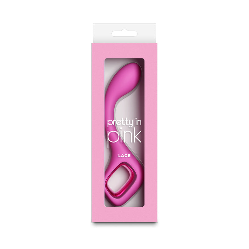 Pretty in Pink Lace - Pink - Pink 18.7 cm USB Rechargeable Vibrator NS Novelties