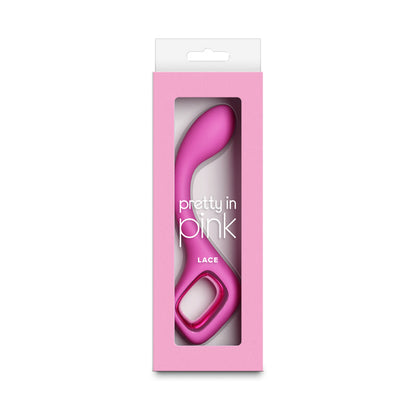 Pretty in Pink Lace - Pink - Pink 18.7 cm USB Rechargeable Vibrator NS Novelties