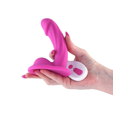 Colours Curve - Vibrating 5'' Dildo - Pink - Pink 12.6 cm USB Rechargeable Vibrating Dildo with Wireless Remote NS Novelties