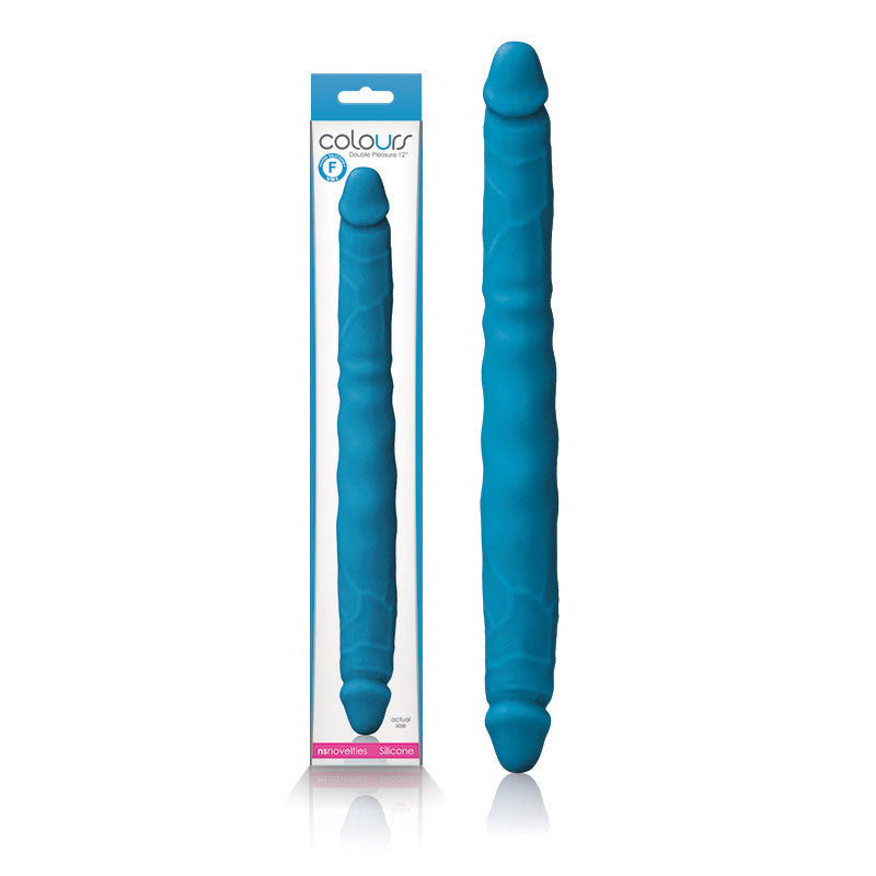 Colours Double Pleasures - Blue 30.5 cm Double Dong Ns Novelties