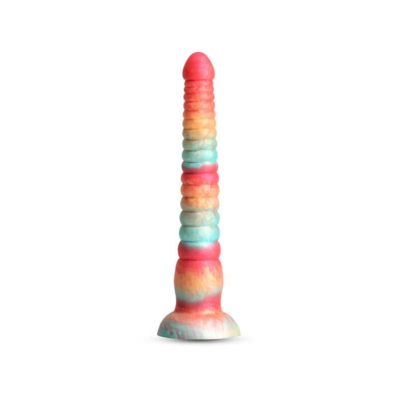 Colours Stacked - 9'' Dildo - Red/Gold - Red/Gold 23 cm Fantasy Dildo NS Novelties