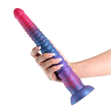 Colours Stacked - 12'' Dildo - Pink/Blue - Pink/Blue 30.6 cm Fantasy Dildo NS Novelties