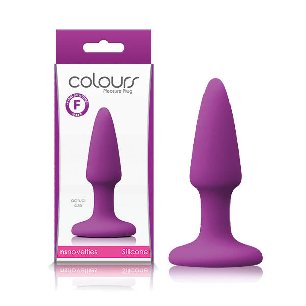 Colours Pleasures - Purple Mini Butt Plug Default Title - Club X