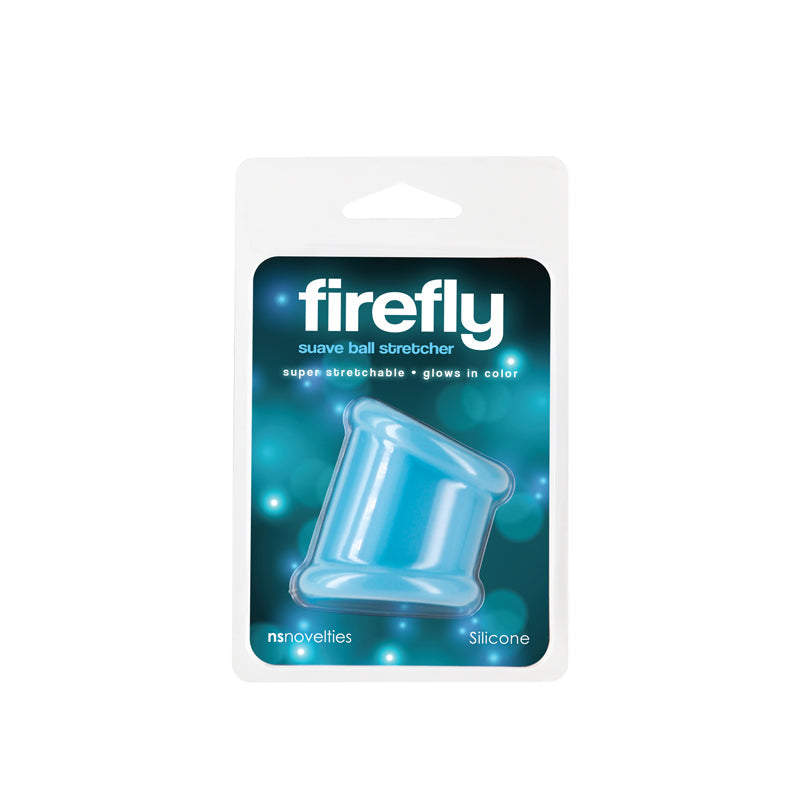 Firefly - Suave Ball Stretcher - Blue - Glow in Dark Blue Ball Stretcher NS Novelties