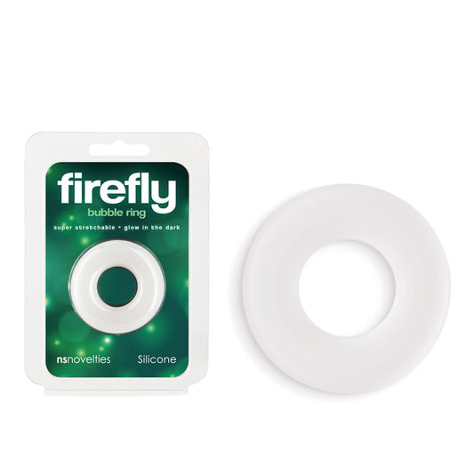 Firefly - Bubble Ring - Small - Glow in Dark Small Cock Ring White - Club X