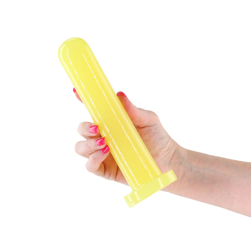 Firefly - Thrill - Yellow - Large - Glow in Dark Yellow 19.3 cm Large Dildo NS Novelties