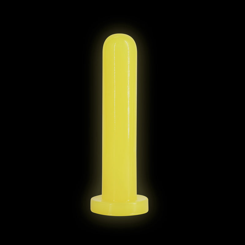 Firefly - Thrill - Yellow - Large - Glow in Dark Yellow 19.3 cm Large Dildo NS Novelties