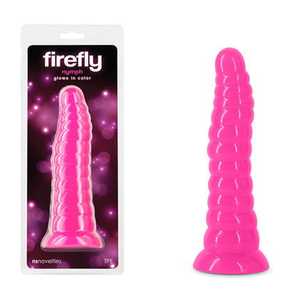 Firefly - Nymph - Pink - Glow in Dark Pink 18.8 cm Dildo NS Novelties