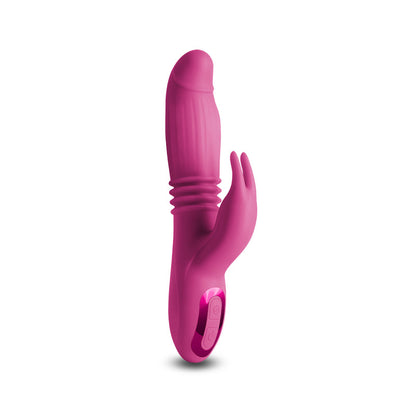 INYA Passion - Pink - Pink 22.2 cm USB Rechargeable Thrusting Rabbit Vibrator NS Novelties