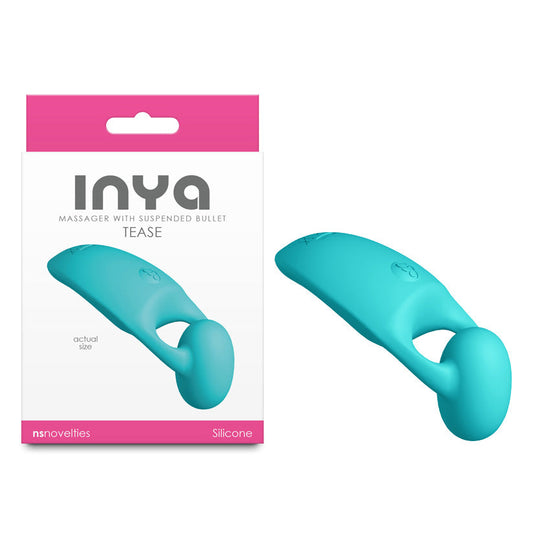 INYA Tease - Teal - Teal USB Rechargeable Finger Stimulator NS Novelties