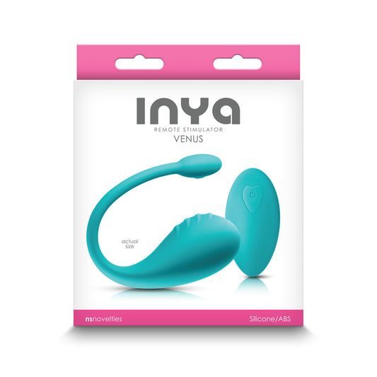 INYA Venus - Teal - Teal USB Rechargeable Stimulator with Remote Teal - Club X