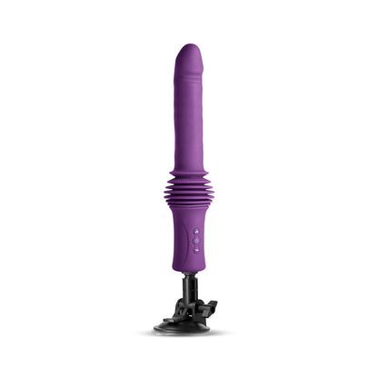 INYA Super Stroker - Purple - Purple 36.8 cm USB Rechargeable Thrusting Vibrator with Remote Control & Stand NS Novelties