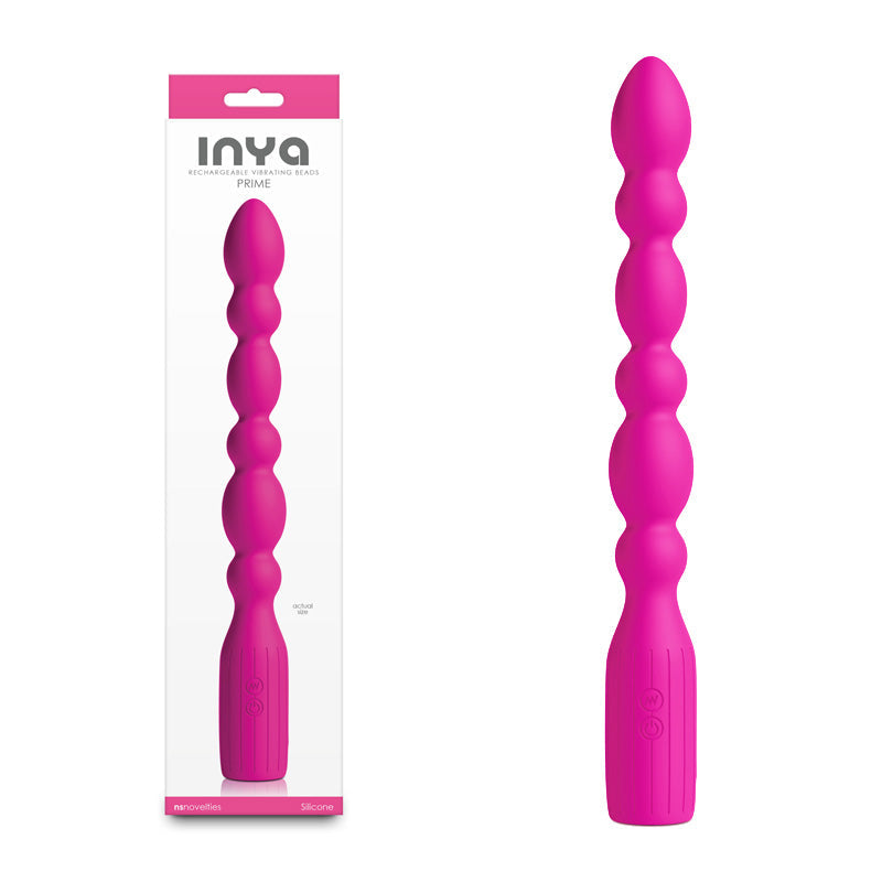 INYA Prime - Pink - Pink 28.8 cm USB Rechargeable Anal Vibrator NS Novelties