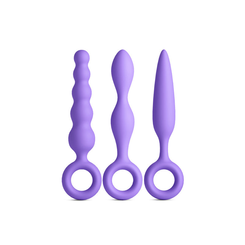 INYA Trio Kit - Purple - Purple Anal Plugs - Set of 3 NS Novelties