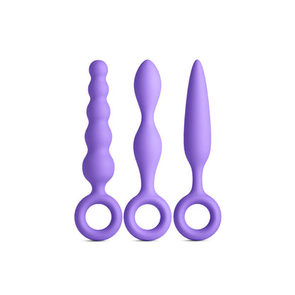 INYA Trio Kit - Purple - Purple Anal Plugs - Set of 3 NS Novelties