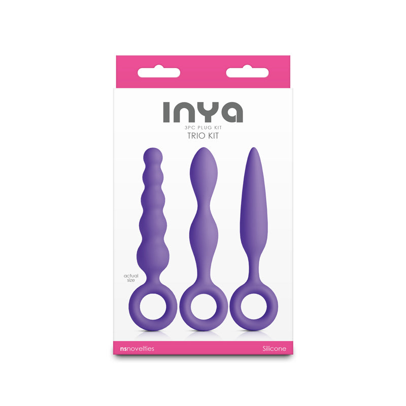 INYA Trio Kit - Purple - Purple Anal Plugs - Set of 3 NS Novelties