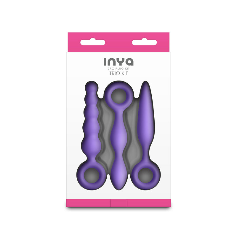INYA Trio Kit - Purple - Purple Anal Plugs - Set of 3 NS Novelties