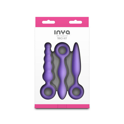 INYA Trio Kit - Purple - Purple Anal Plugs - Set of 3 NS Novelties