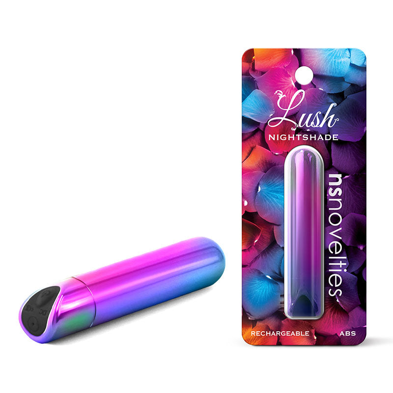 Lush Nightshade - Multicolour - Multicoloured 8.9 cm USB Rechargeable Bullet Ns Novelties
