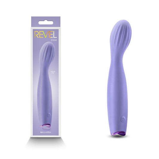 Revel Pixie - Purple - Purple 17.3 cm USB Rechargeable Vibrator Purple - Club X
