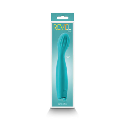 Revel Pixie - Teal - Teal 17.3 cm USB Rechargeable Vibrator NS Novelties