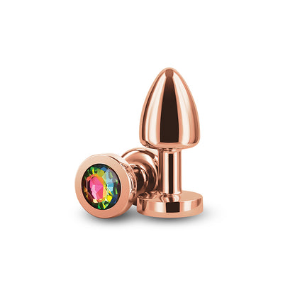 Rear Assets Petite - Rose Gold with Rainbow Gem - Club X