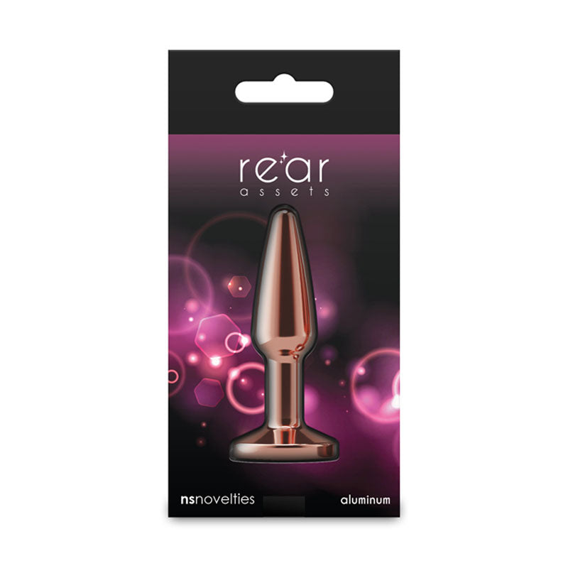 Rear Assets Tapered - Small - Rose Gold - NS Novelties