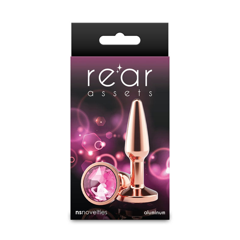 Rear Assets Tapered - Small - Rose Gold - NS Novelties
