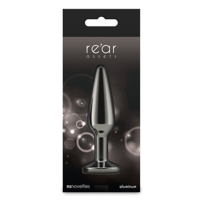 Rear Assets Tapered - Medium - Gunmetal - NS Novelties