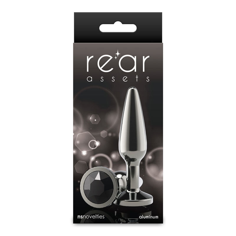 Rear Assets Tapered - Medium - Gunmetal - NS Novelties